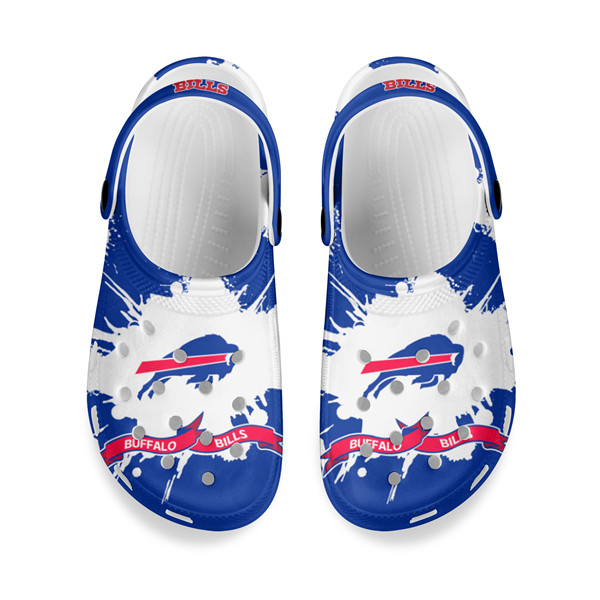 Women's Buffalo Bills Bayaband Clog Shoes 001 Women's Buffalo Bills Bayaband Clog Shoes 001
